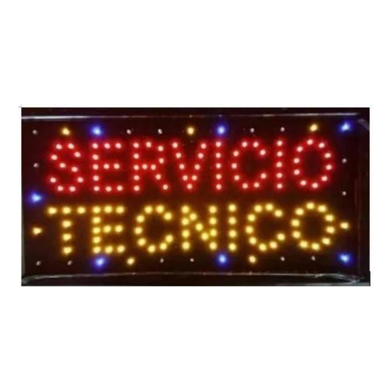 Letreros Led Luminosos Comerciales Diferentes Textos 48x25cm Rgb