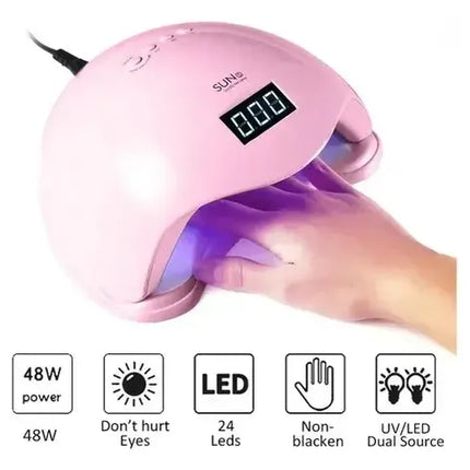 Secador Uñas Uv Led Lampara Manicure Profesional