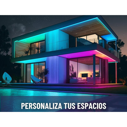 Tira De Luces Led Rrgb Bluetooth Músic 10 Metros Rgb