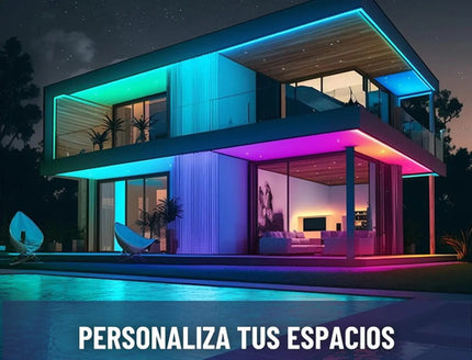 Tira De Luces Led Rrgb Bluetooth Músic 10 Metros Rgb