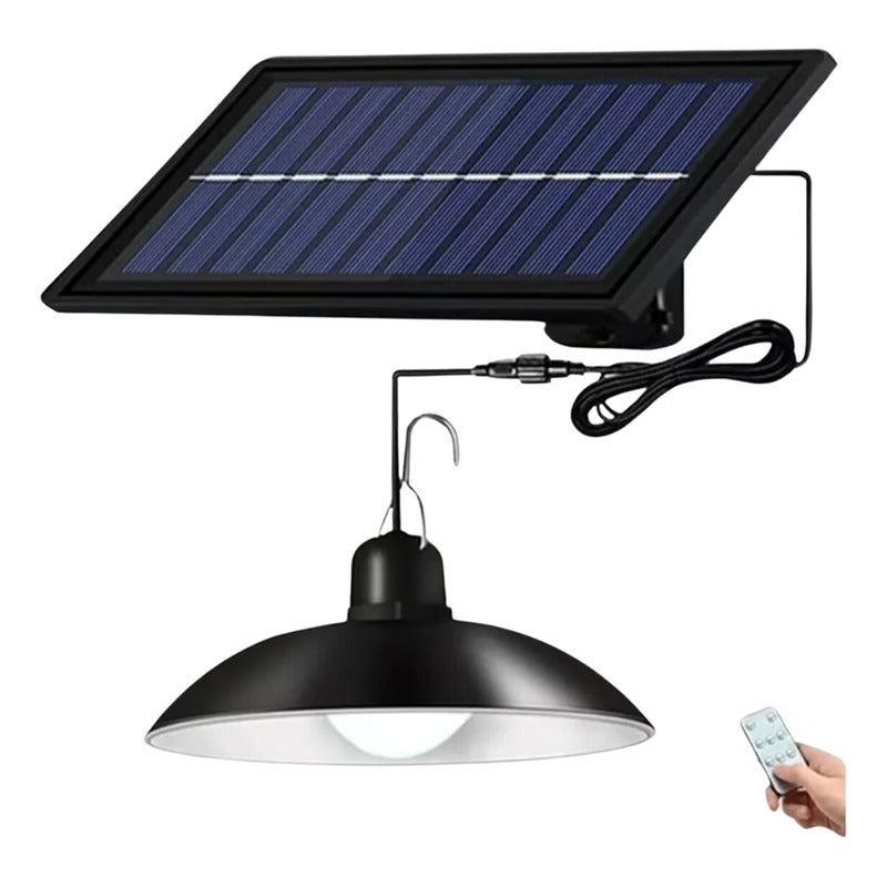 Lampara Solar Led Colgante 120w Plafon + Control