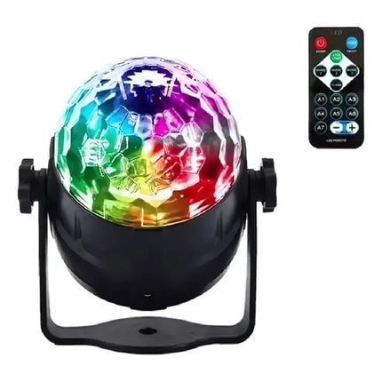 Bola De Luces Led Multicolor Para Fiestas Con Control