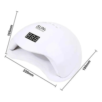 Secador Uñas Uv Led Lampara Manicure Profesional Blanco