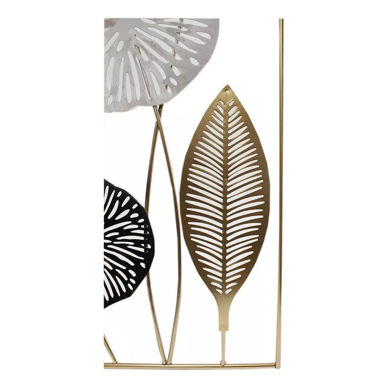 Cuadro Metalico Decorativo Rectangular 60x24cm Unico Diseño