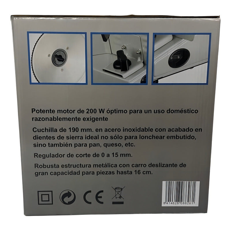 Rebanadora/ Cortadora Eléctrico 200w