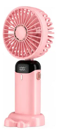 Mini Ventilador Led Portatil De Mano Usb Recargable