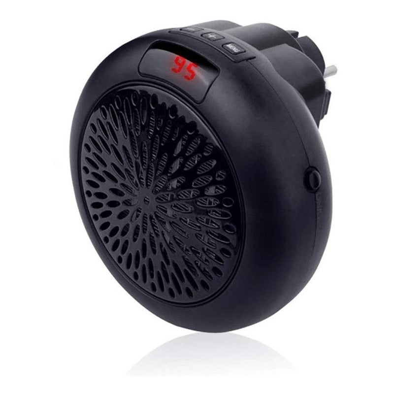 Calefactor Electrico Mini Estufa De Pared Portatil Invierno  Negro