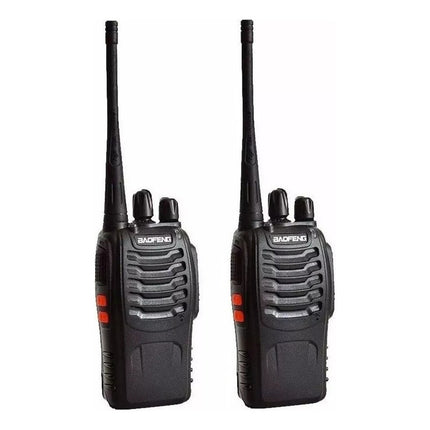 Pack 2 Radios Transmisor Walkie Talkie Baofeng 888s Uhf Negro