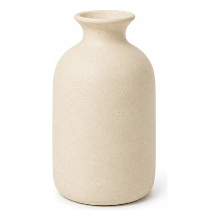 Floreros Jarron Cerámica Decorativos Para Mesa Oficina 3pcs Beige