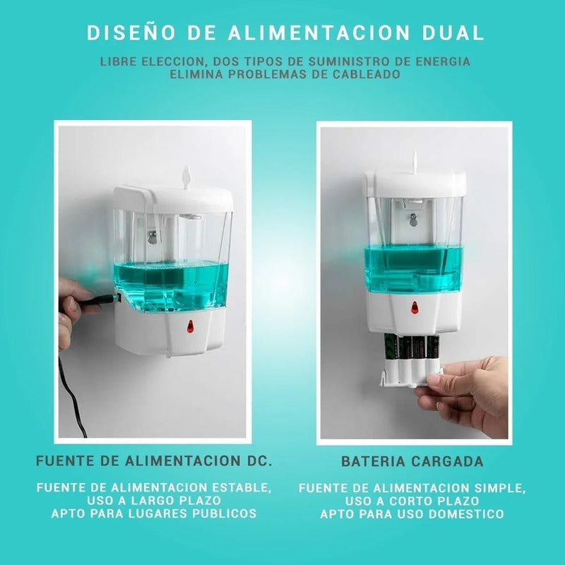 Dispensador Automático Con Sensor Para Jabón O Alcohol Gel