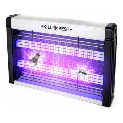 Lámpara Mata Insectos Eléctrica Atrapa Mosquitos Blanco