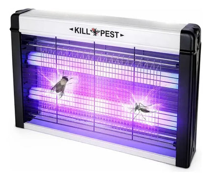 Lámpara Mata Insectos Eléctrica Atrapa Mosquitos Blanco