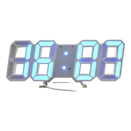 Reloj 3d Digital Led Pared Escritorio Multifuncional