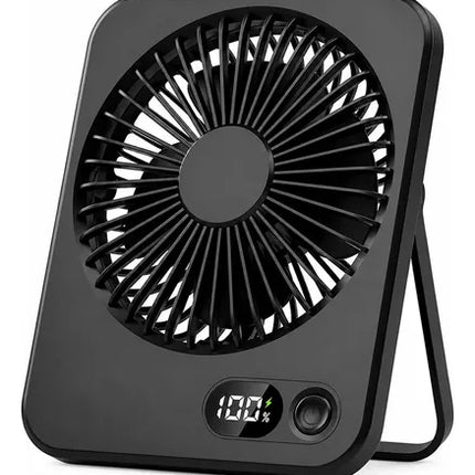 Ventilador De Escritorio Recargable Usb Portátil Silencioso