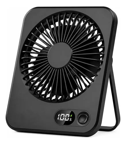Ventilador De Escritorio Recargable Usb Portátil Silencioso