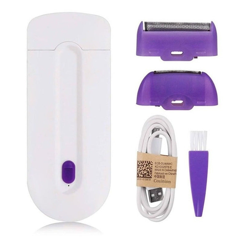 Depiladora Eléctrica Yes Facial Corporal Inalámbrica Recargable Opti-light Blanco