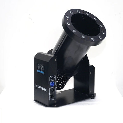 Maquina Lanza Confetti Cañon Dmx Con Luz Led