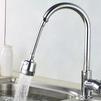 Grifo Lavaplatos Extensor Regula Presión Ahorro Agua 360º Gris