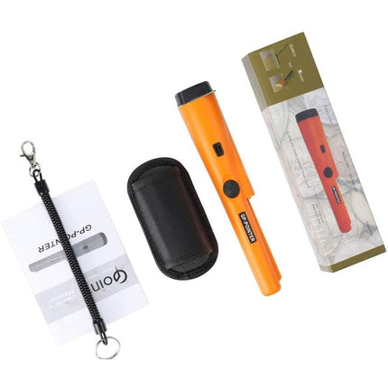Detector Metales Portátil Localizador De Mano Color Naranja Naranja