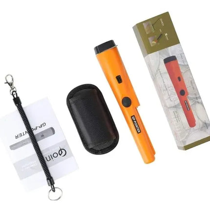 Detector Metales Portátil Localizador De Mano Color Naranja Naranja