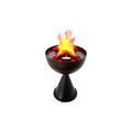 Lampara Antorcha Decorativa Con Llama Artificial Negro