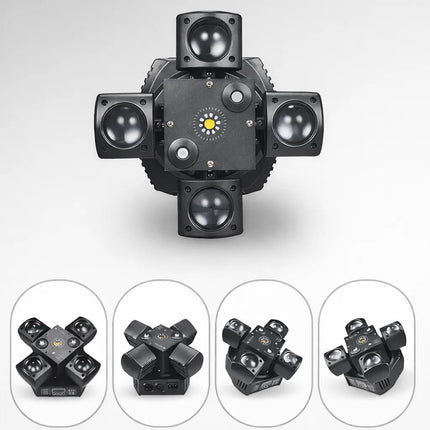 Cabeza Móvil Mini 4 Head Láser + Led 220v