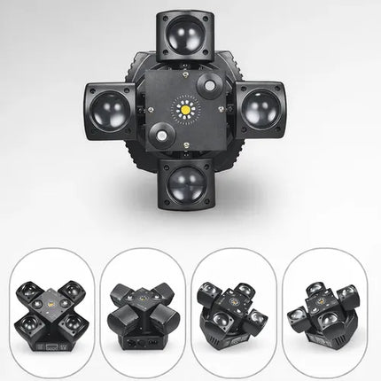 Cabeza Móvil Mini 4 Head Láser + Led 220v