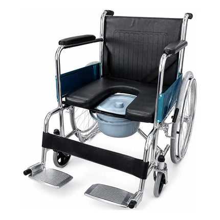 Silla De Ruedas Plegable Con Baño