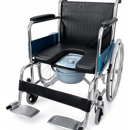 Silla De Ruedas Plegable Con Baño
