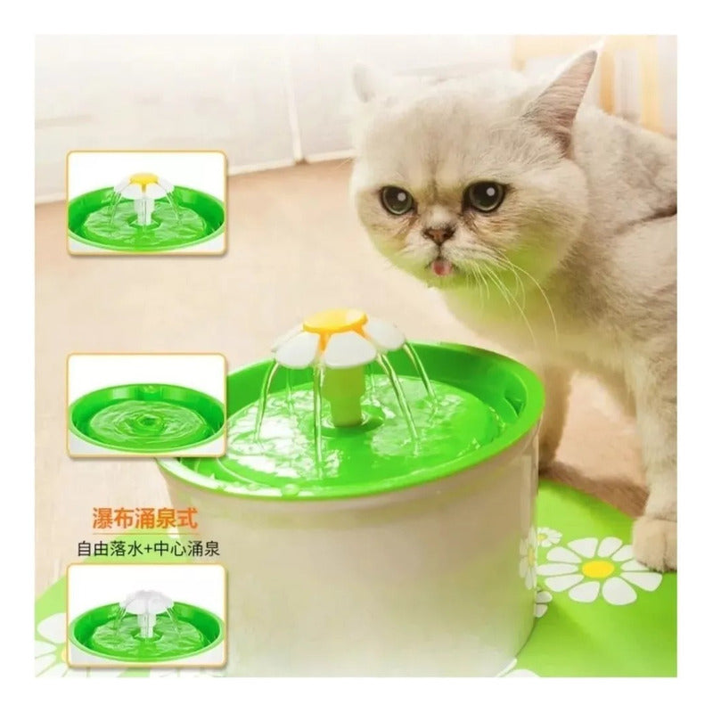 Bebedero Electrico De Agua 1.6lts Para Perros Y Gatos