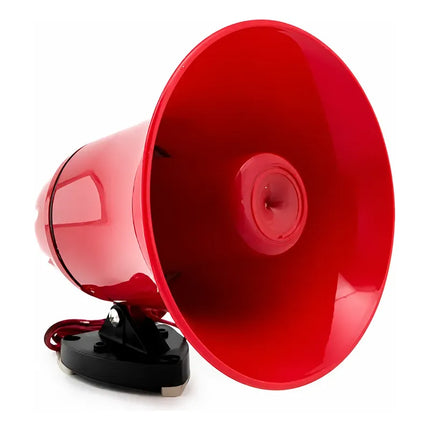 Megáfono Para Auto 12v Con Altavoz Grabadora Rojo