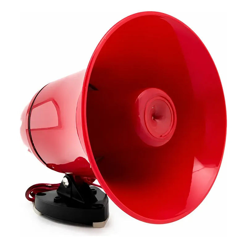 Megáfono Para Auto 12v Con Altavoz Grabadora Rojo
