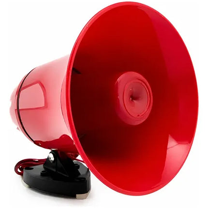 Megáfono Para Auto 12v Con Altavoz Grabadora Rojo