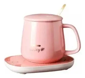 Taza Con Calentador Eléctrico 55°c Tazón Para Cafe Té Leche