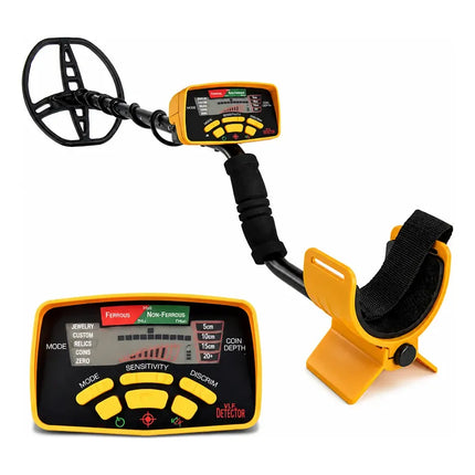 Detector De Metales Profesional Para Tierra, Oro, Joyas Amarillo
