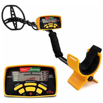 Detector De Metales Profesional Para Tierra, Oro, Joyas Amarillo