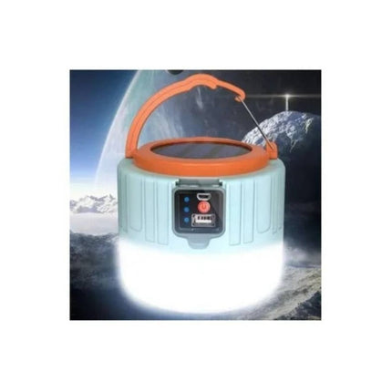 Lampara Solar De Camping Usb - Emergencia Multifuncional Blanco