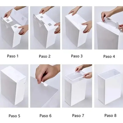 Cajones Organizadores De Zapato Apilable Pack 6 Unidades  Blanco