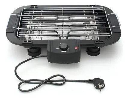 Parrilla Portatil Eléctrica Bbq Para Exterior/interior 2000w Negro