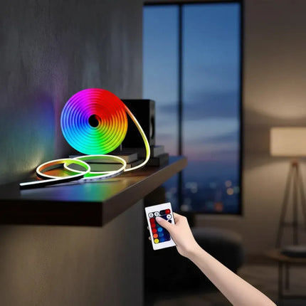 Tira Led Genérica Cinta Led De Neon 5050 Rgb 5m Ip64