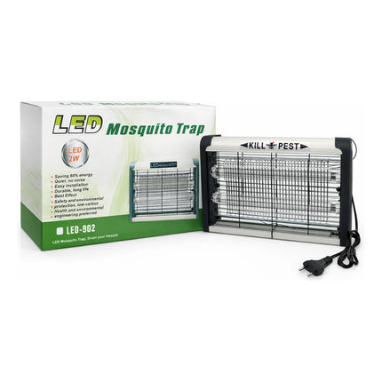 Lámpara Mata Insectos Eléctrica Atrapa Mosquitos Blanco