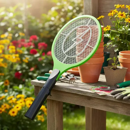 Raqueta Eléctrica Mata Mosquitos Recargable
