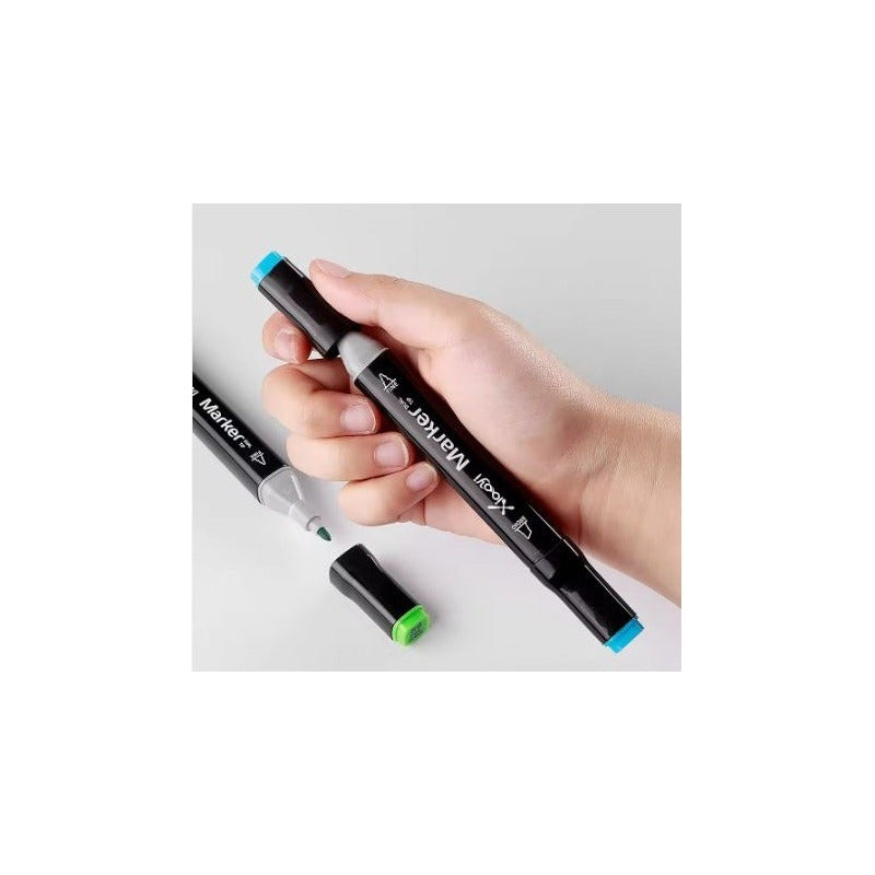 Set De 168 Marcadores Plumones Doble Puntar (premium)