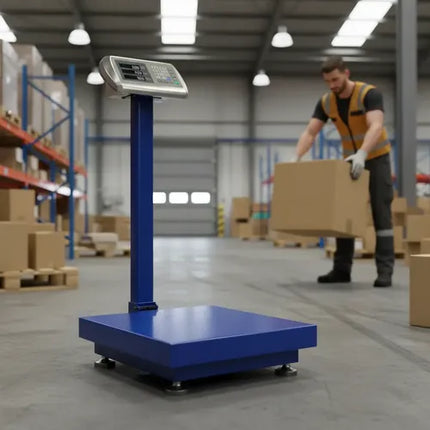 Balanza/ Pesa Digital 600 Kilos Con Brazo Azul