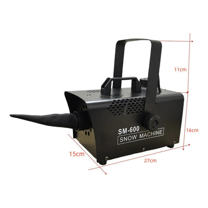 Maquina De Nieve 600w Con Control Remoto