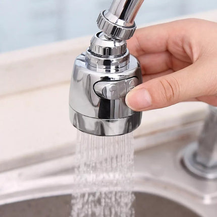 Grifo Lavaplatos Extensor Regula Presión Ahorro Agua 360º Gris