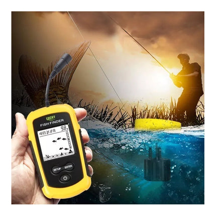 Sonar Ecosonda Portatil De Pesca Buscador De Peces 100m