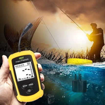 Sonar Ecosonda Portatil De Pesca Buscador De Peces 100m