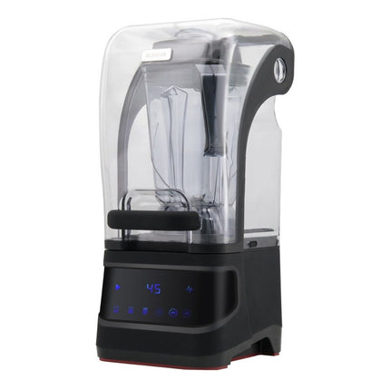 Licuadora Industrial Genérica Bl-1180c 2.5 L Negra Con Vaso De Plástico Negro