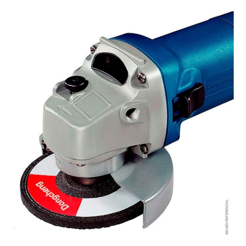 Esmeril Amoladora Dongcheng Dsm02-115 4 1/2  710w Azul